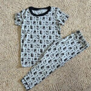 Kickee Pants Boys 2T Pajama Set Gray Shirt & Matching Pants NWT